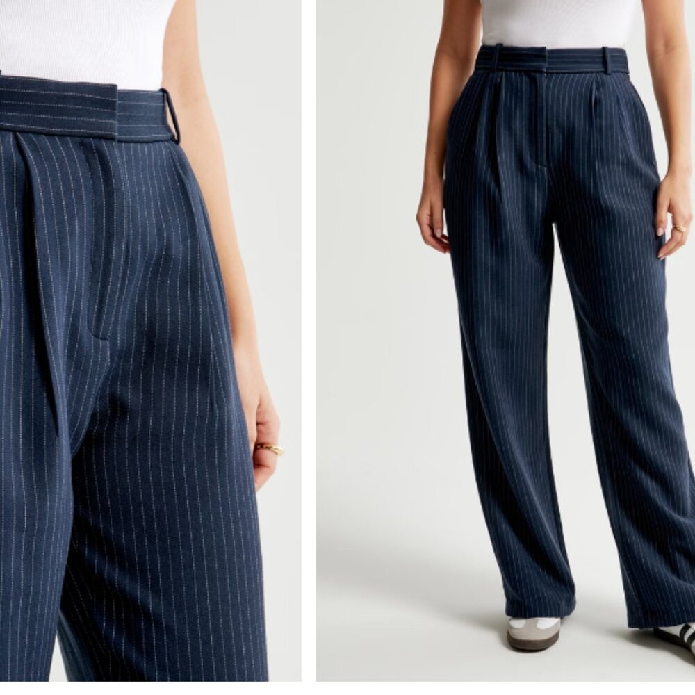A&F Sloane Tailored Pinstripe Pant